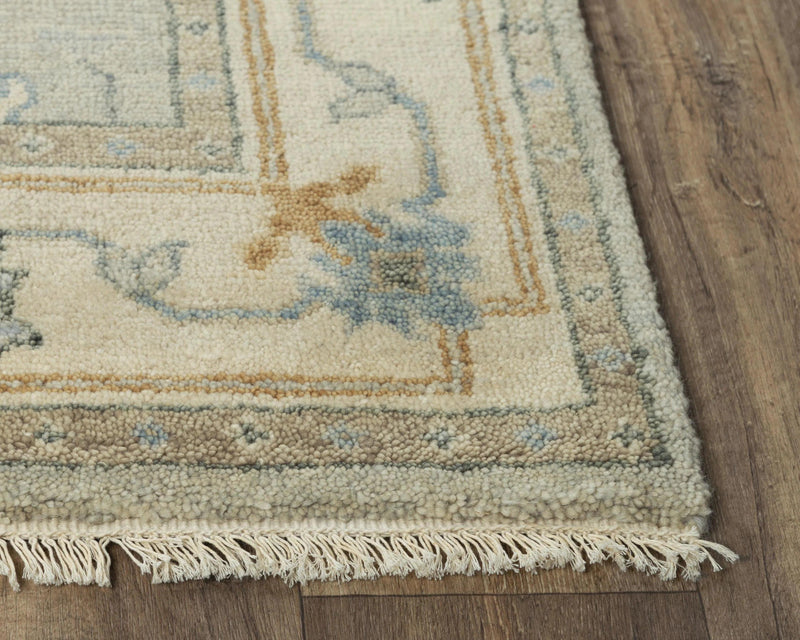 Aero Border Beige Large Area Rugs For Living Room Area Rugs LOOMLAN By LOOMLAN