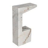 Aero Marble Rectangle Side Table Side Tables LOOMLAN By Noir