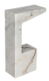 Aero Marble Rectangle Side Table Side Tables LOOMLAN By Noir