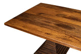 Aesthetic Rectangular Pedestal Dining Table Dining Tables LOOMLAN By Sarreid