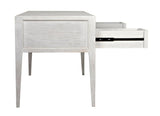 Africa Desk, White Wash Writing Table With Drawers Home Office Desks LOOMLAN By Noir