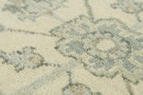 Afta Border Pastel Teal Large Area Rugs For Living Room Area Rugs LOOMLAN By LOOMLAN