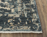 Agay Medallion Dark Blue Large Area Rugs For Living Room Area Rugs LOOMLAN By LOOMLAN