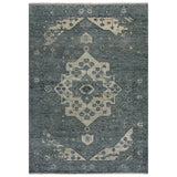 Agio Medallion Dark Blue Large Area Rugs For Living Room Area Rugs LOOMLAN By LOOMLAN