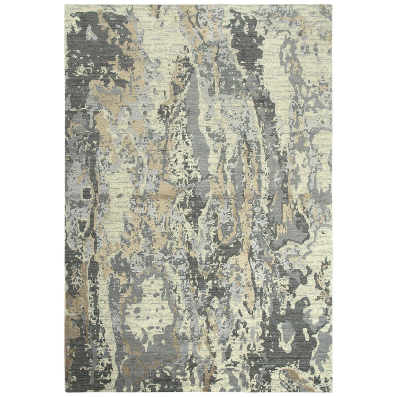 Agra Abstract Beige Large Area Rugs For Living Room Area Rugs LOOMLAN By LOOMLAN