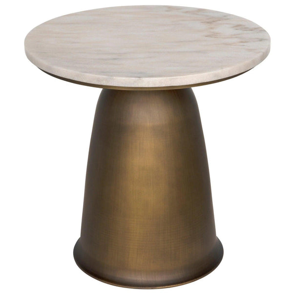 Aiden Side Table, Aged Brass Side Tables LOOMLAN By Noir