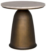 Aiden Side Table, Aged Brass Side Tables LOOMLAN By Noir