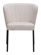 Aimee Polyester Upholstered Armless Dining Chair (Set Of 2)