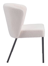 Aimee Polyester Upholstered Armless Dining Chair (Set Of 2)