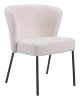 Aimee Polyester Upholstered Armless Dining Chair (Set Of 2)