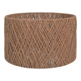 Aine Natural Jute and Iron Table Lamp Table Lamps LOOMLAN By Moe's Home