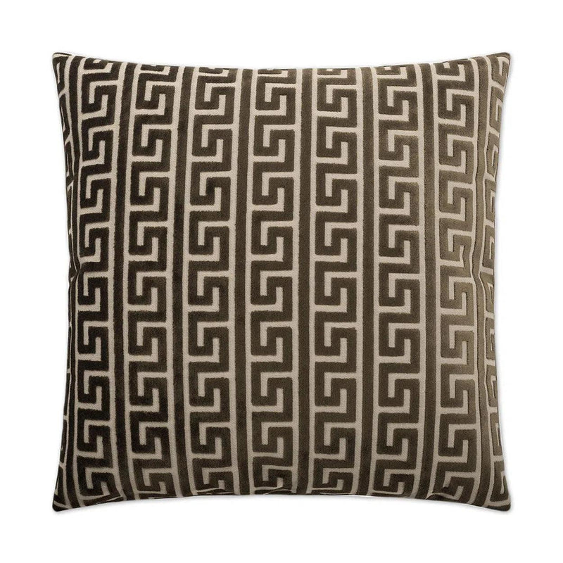 Akis Walnut Throw Pillow With Insert Throw Pillows LOOMLAN By D.V. Kap