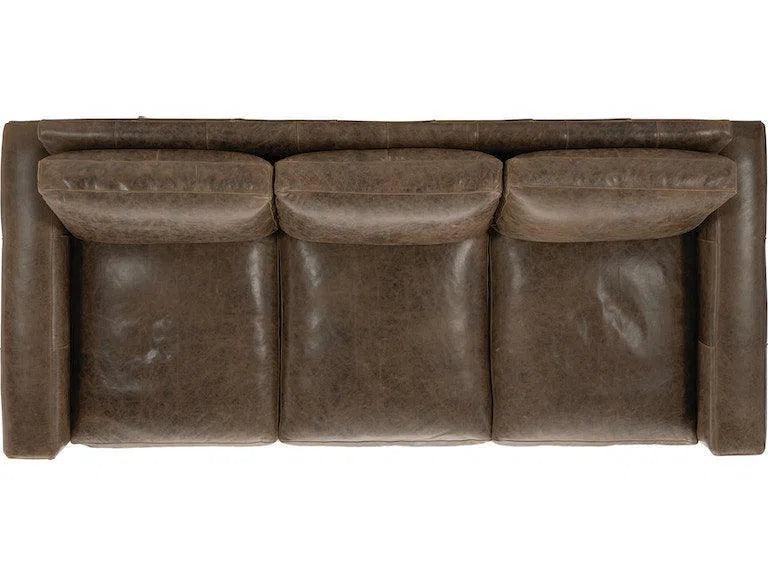 Alabama Leather Sofa Brown BenchMade In the USA Sofas & Loveseats LOOMLAN By Uptown Sebastian