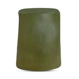 Albers Concrete Green Outdoor Stool Outdoor Stools LOOMLAN By Moe's Home