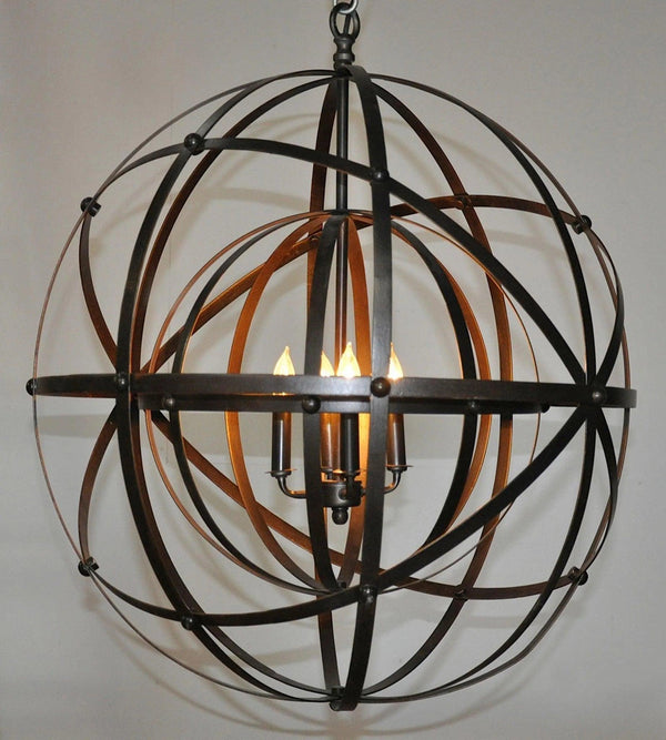 Alchemy Black Steel Chandelier Chandeliers LOOMLAN By Noir