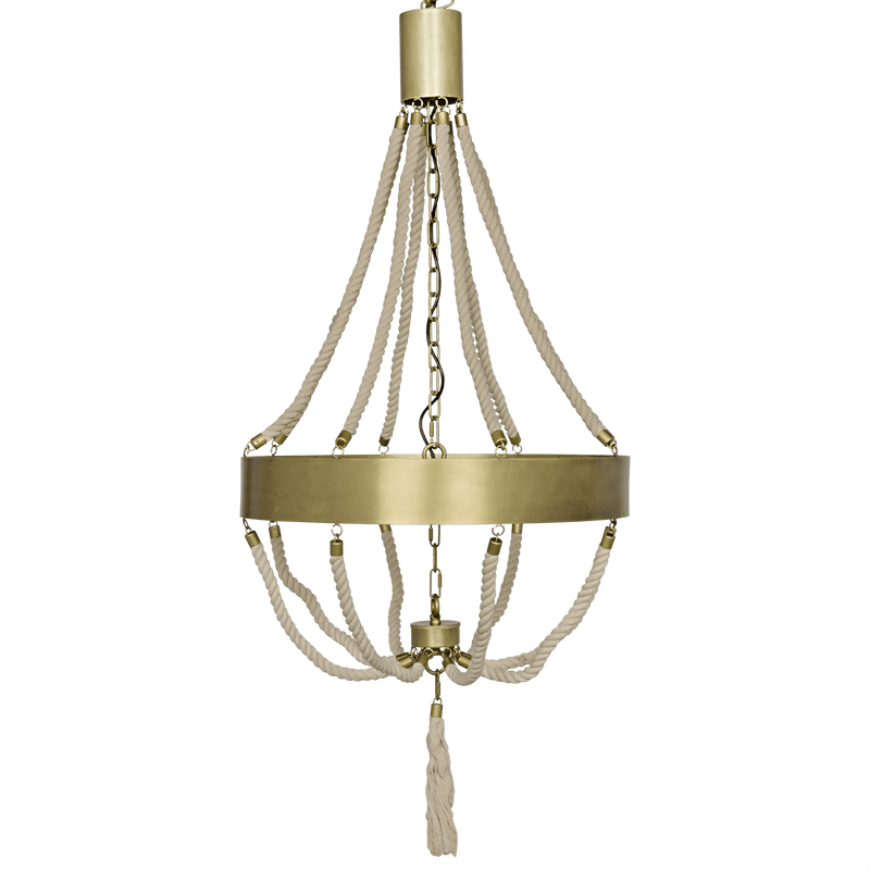 Alec Metal Chandelier With Antique Brass Chandeliers LOOMLAN By Noir