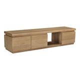 Alfie Natural Wood Tv Table TV Stands & Media Centers LOOMLAN By Moe's Home