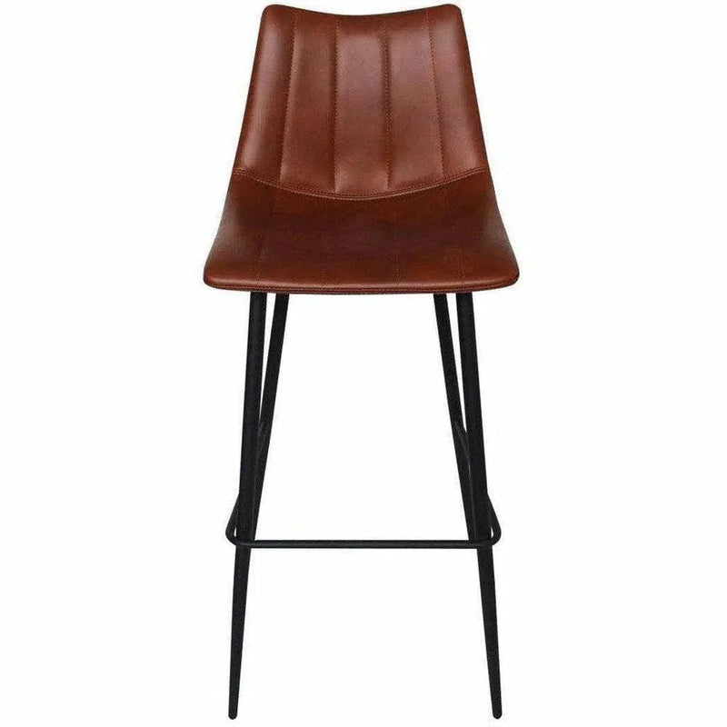 Alibi Brown Barstool (Set of 2) Bar Stools LOOMLAN By Moe's Home