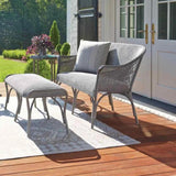 All Seasons Patio Dining Armchair With Padded Seat Lloyd Flanders Outdoor Dining Chairs LOOMLAN By Lloyd Flanders