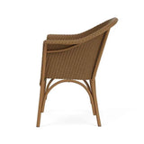 All Seasons Patio Dining Armchair With Padded Seat Lloyd Flanders Outdoor Dining Chairs LOOMLAN By Lloyd Flanders