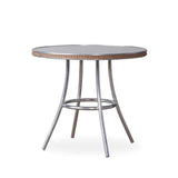 All Seasons Patio Round Bistro Table With Taupe Glass Top Lloyd Flanders Outdoor Dining Tables LOOMLAN By Lloyd Flanders