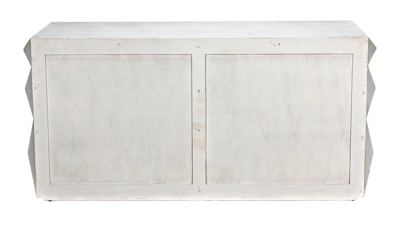 Allegra Wood White Dresser Dressers LOOMLAN By Noir