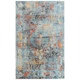 Alli Abstract Blue Large Area Rugs For Living Room Area Rugs LOOMLAN By LOOMLAN