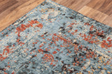 Alli Abstract Blue Large Area Rugs For Living Room Area Rugs LOOMLAN By LOOMLAN