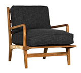 Allister Chair, Gray US Made Cushions Accent Chairs LOOMLAN By Noir