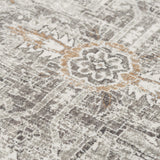 Alon Medallion Light Gray Large Area Rugs For Living Room Area Rugs LOOMLAN By LOOMLAN