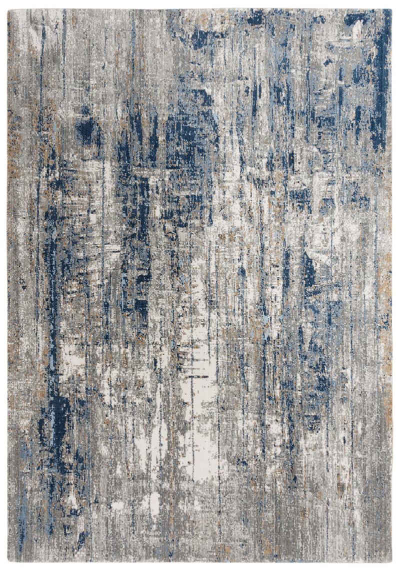 Alta Abstract Blue Large Area Rugs For Living Room Area Rugs LOOMLAN By LOOMLAN