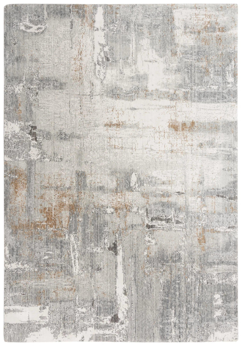 Alya Abstract Gray Large Area Rugs For Living Room Area Rugs LOOMLAN By LOOMLAN