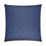 Amazed Blue Throw Pillow With Insert Throw Pillows LOOMLAN By D.V. Kap