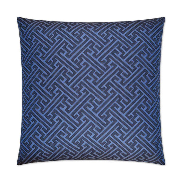 Amazed Blue Throw Pillow With Insert Throw Pillows LOOMLAN By D.V. Kap