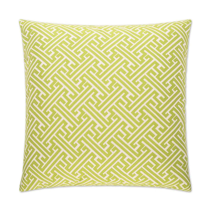 Amazed Green Throw Pillow With Insert Throw Pillows LOOMLAN By D.V. Kap