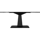 Amboss Black Steel Rectangle Dining Table Dining Tables LOOMLAN By Noir