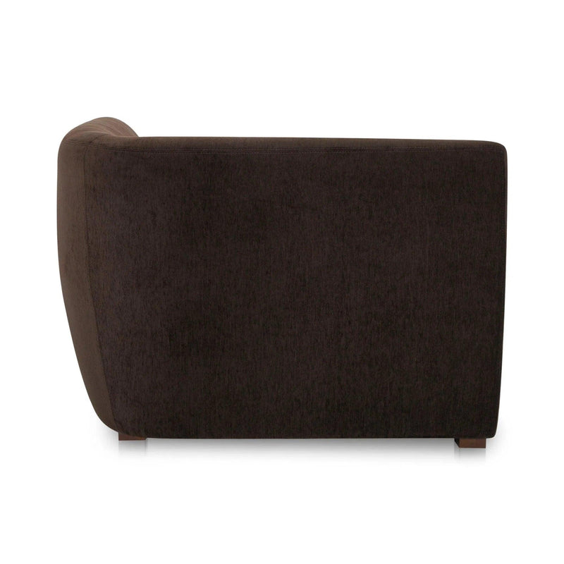 Amelia Polyester Upholstered Corner Chair Modular Sofas LOOMLAN By Moe's Home