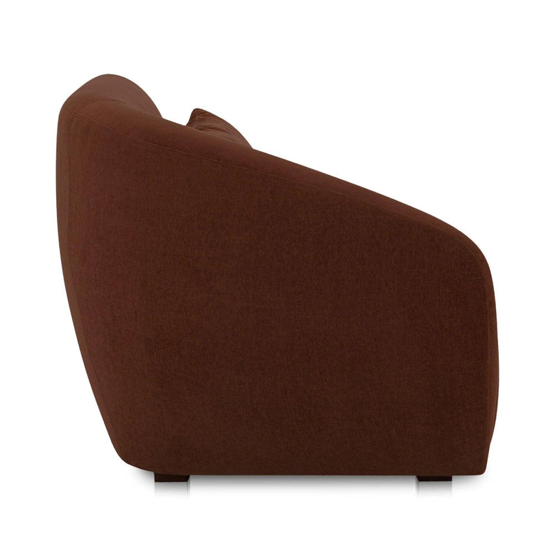 Amelia Polyester Upholstered Left Arm Facing Chair Modular Sofas LOOMLAN By Moe's Home