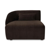 Amelia Polyester Upholstered Left Arm Facing Chaise Modular Sofas LOOMLAN By Moe's Home