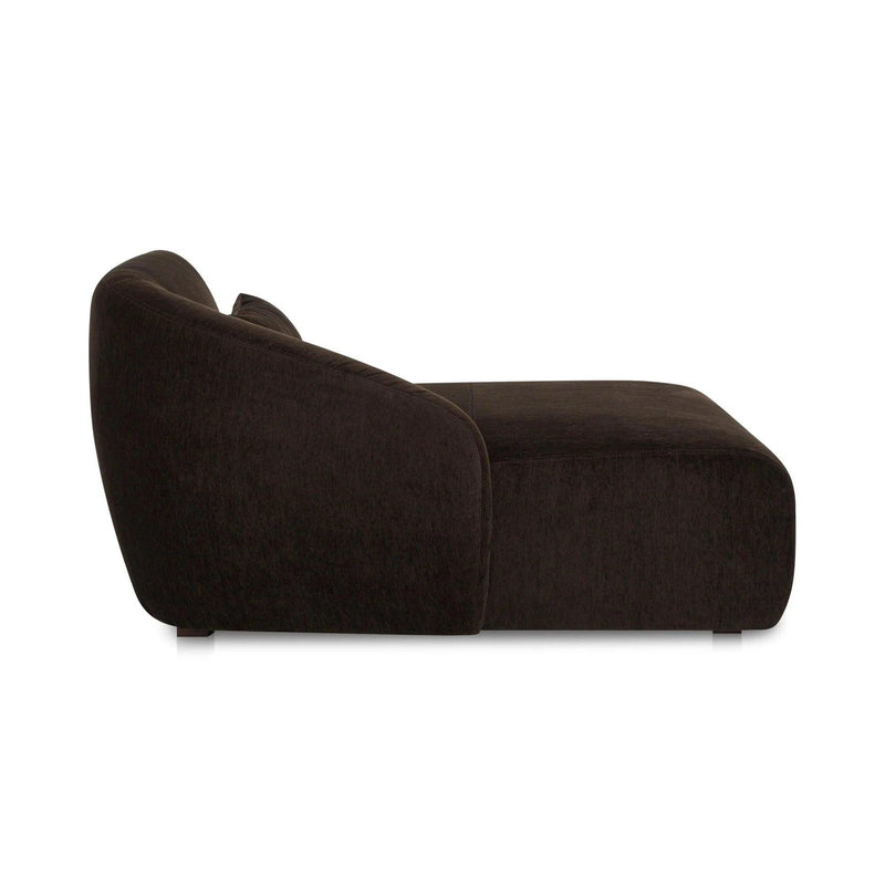 Amelia Polyester Upholstered Left Arm Facing Chaise Modular Sofas LOOMLAN By Moe's Home