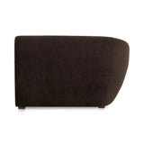 Amelia Polyester Upholstered Left Arm Facing Chaise Modular Sofas LOOMLAN By Moe's Home