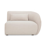 Amelia Polyester Upholstered Right Arm Facing Chair Modular Sofas LOOMLAN By Moe's Home