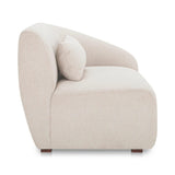 Amelia Polyester Upholstered Right Arm Facing Chair Modular Sofas LOOMLAN By Moe's Home