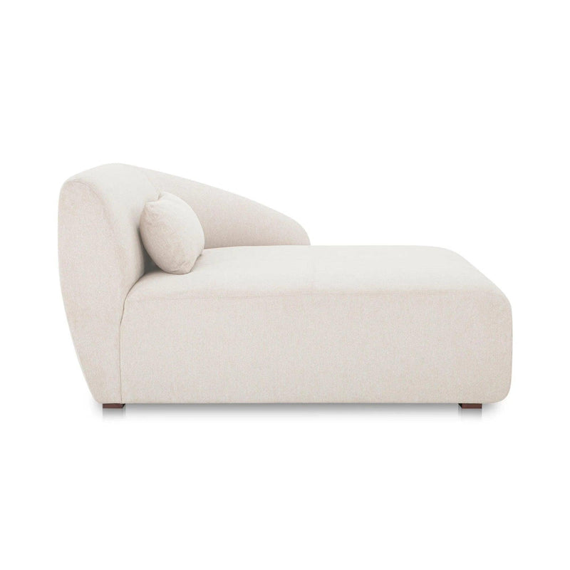 Amelia Polyester Upholstered Right Arm Facing Chaise Modular Sofas LOOMLAN By Moe's Home