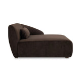 Amelia Polyester Upholstered Right Arm Facing Chaise Modular Sofas LOOMLAN By Moe's Home