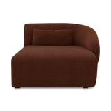 Amelia Polyester Upholstered Right Arm Facing Chaise Modular Sofas LOOMLAN By Moe's Home