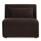 Amelia Polyester Upholstered Slipper Chair Modular Sofas LOOMLAN By Moe's Home