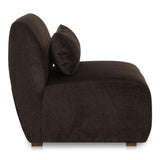 Amelia Polyester Upholstered Slipper Chair Modular Sofas LOOMLAN By Moe's Home