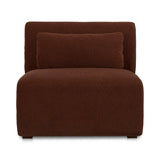 Amelia Polyester Upholstered Slipper Chair Modular Sofas LOOMLAN By Moe's Home