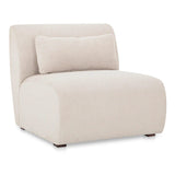 Amelia Polyester Upholstered Slipper Chair Modular Sofas LOOMLAN By Moe's Home